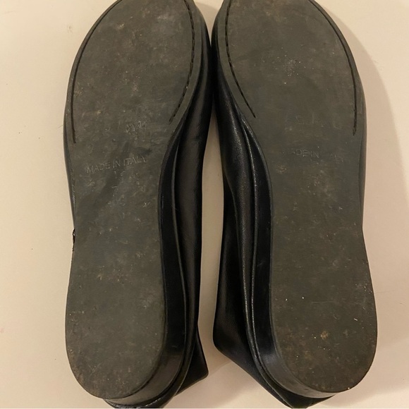 French Soles FS/NY Made in Italy Zeppa Black Flats Size 7 - Picture 7 of 8
